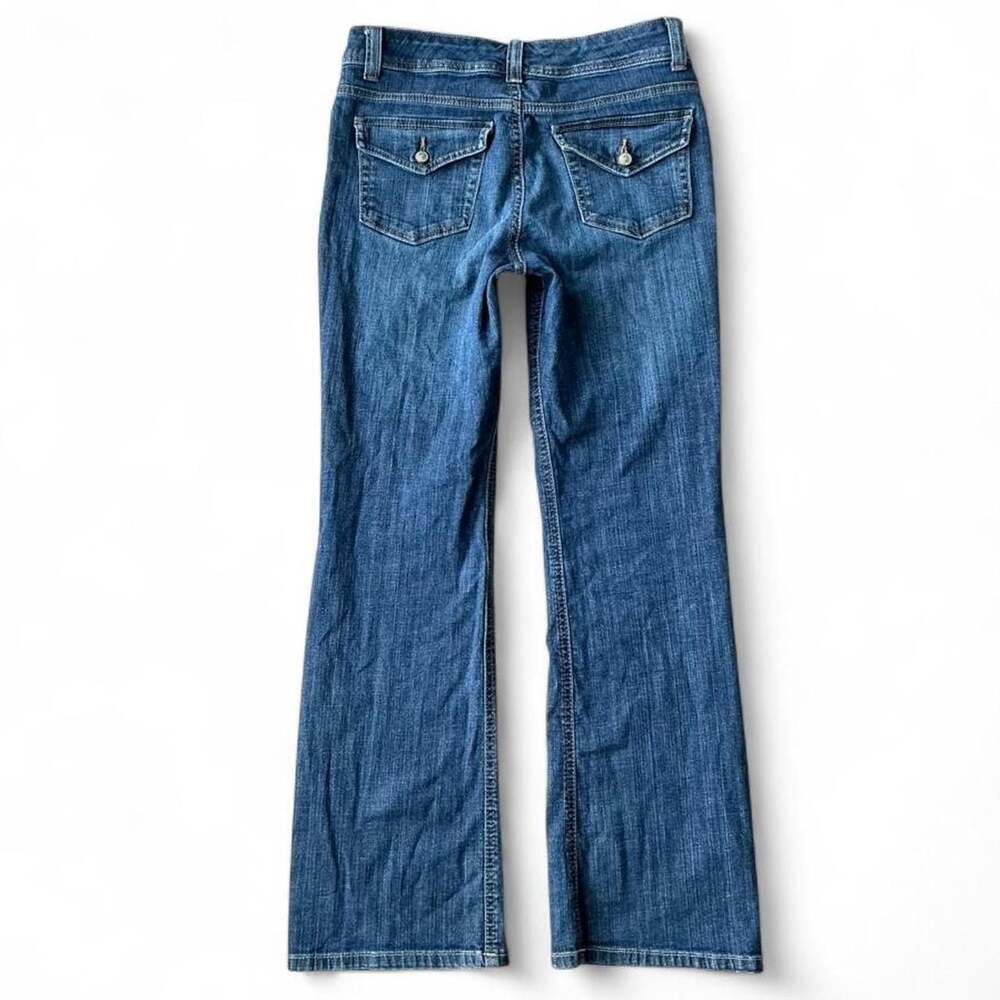 Y2K Charter Club Mid Rise Blue Denim Bootcut Jeans Size 8 Petite